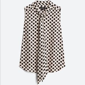 J. Crew Daeva Tie Detail Blouse